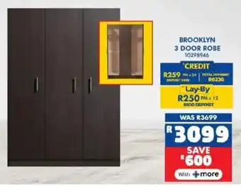 Russells Brooklyn 3 door robe offer