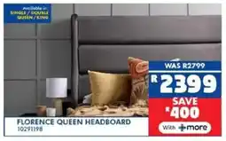 Russells Florence queen headboard offer