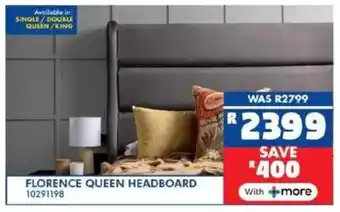 Russells Florence queen headboard offer