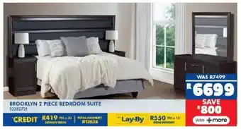 Russells Brooklyn bedroom suite offer