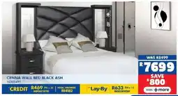 Russells Cenna wall bed black ash offer