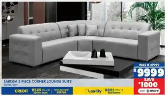 Russells Larissa corner lounge suite offer