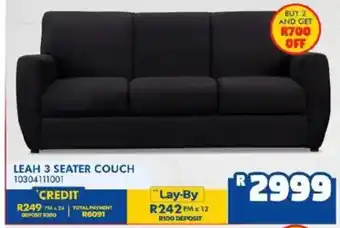 Russells Leah 3 seater couch offer