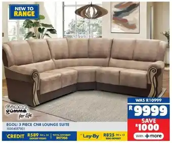 Russells Gomma gomma Egoli corner lounge suite offer