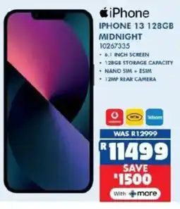 Russells iPhone 13 128GB Midnight offer