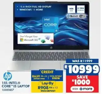 Russells HP 15s intel core i5 laptop offer