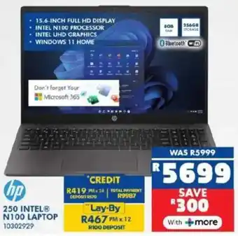 Russells HP 250 intel n100 laptop offer