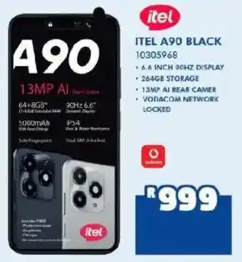 Russells Itel A90 Black offer