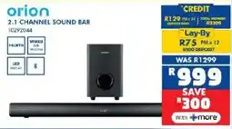 Russells Orion 2.1 channel sound bar offer