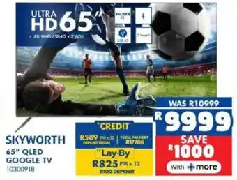 Russells SKYWORTH 65" QLED Google TV offer