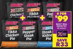 Shoprite Mighty meal frozen pies offer