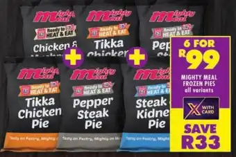 Shoprite Mighty meal frozen pies offer