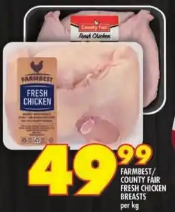 Shoprite Farmbest/ county fair fresh chicken breasts offer