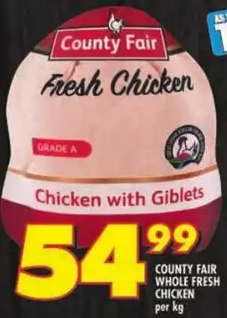 Shoprite County fair whole fresh chicken offer