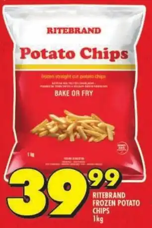 Shoprite Ritebrand frozen potato chips offer