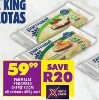 Shoprite Parmalat processed cheese slices offer