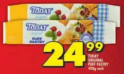 Shoprite Today original puff pastry offer