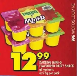 Shoprite Darling mini-d flavoured dairy snack offer