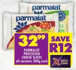 Shoprite Parmalat processed cheese slices offer