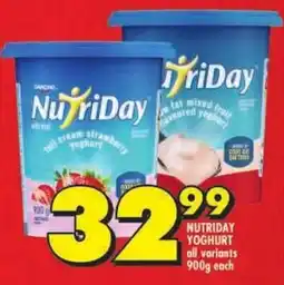 Shoprite Nutriday yoghurt offer