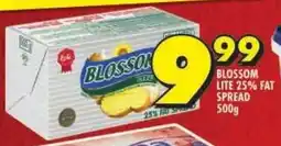 Shoprite Blossom lite 25% fat spread offer