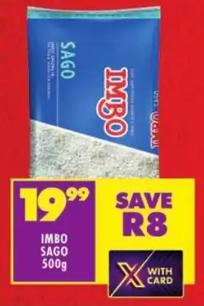 Shoprite Imbo sago offer