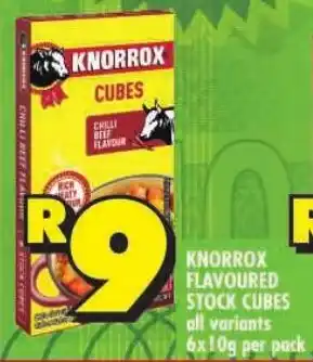 Shoprite Knorrox flavoured stock cubes offer