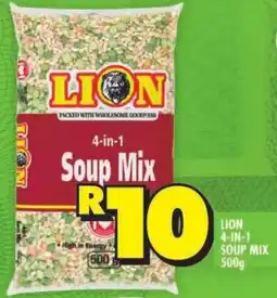 Shoprite Lion 4-in-1 soup mix offer