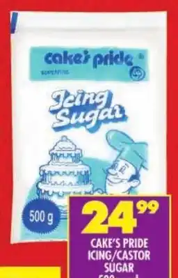 Shoprite Cake's pride icing/ castor sugar offer