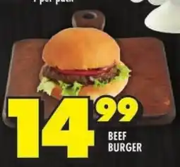 Shoprite Beef Burger offer