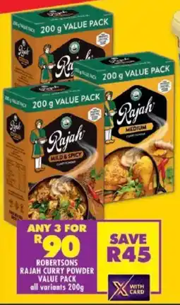 Shoprite Robertsons rajah curry powder value pack offer