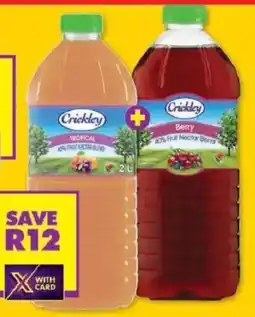 Shoprite Crickley nature's secret fruit nectar blend offer