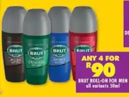 Shoprite Brut roll-on for men offer
