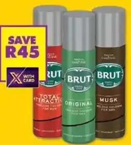 Shoprite Brut deodorant body spray for men offer