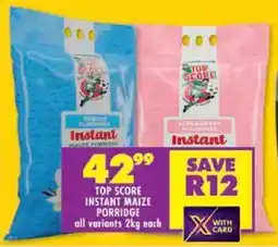 Shoprite Top score instant maize porridge offer
