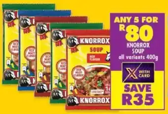 Shoprite Knorrox soup offer