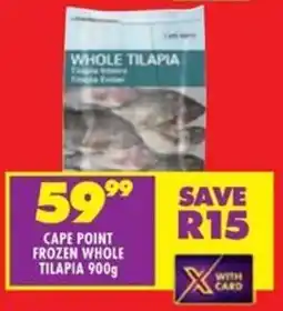 Shoprite Cape point frozen whole tilapia offer