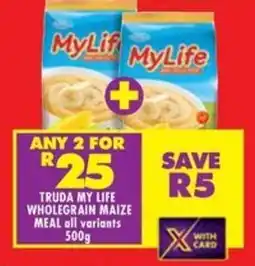 Shoprite Truda my life wholegrain maize meal offer