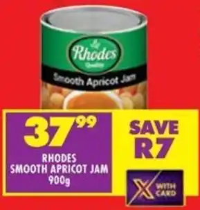 Shoprite Rhodes Smooth Apricot Jam offer