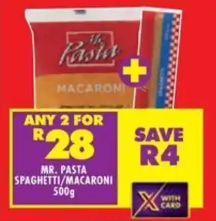 Shoprite Mr. pasta spaghetti/ macaroni offer