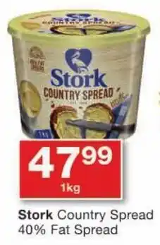 Checkers Stork Country Spread 40% Fat Spread offer
