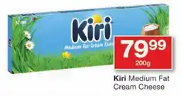 Checkers Kiri Medium Fat Cream Cheese offer