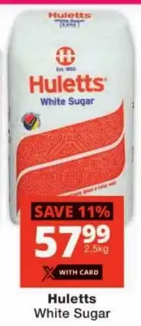 Checkers Huletts White Sugar offer