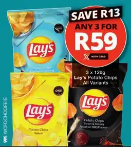 Checkers Lay's Potato Chips All Variants offer