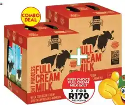 1UP First choice full cream milk offer