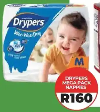 1UP Drypers mega pack nappies offer