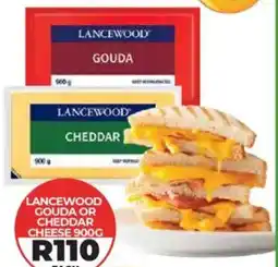 1UP Lancewood gouda or cheddar cheese offer