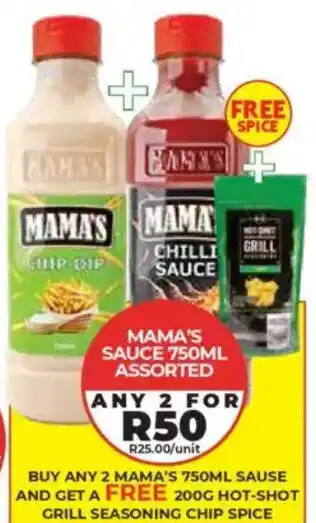 Mama's sauce assorted