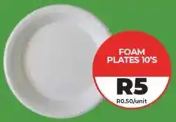 1UP Foam plates offer