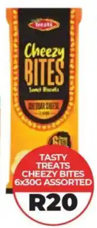 1UP Tasty treats cheezy bites assorted offer